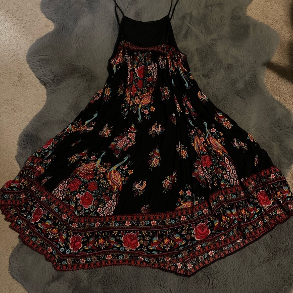 🌸🌺Spell & the Gypsy Collective Hotel Paradiso Jet Strappy Dress🌺🌸 - Picture 4 of 7